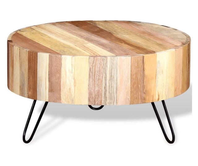 Stolić za kavu, reciklirano masivno drvo