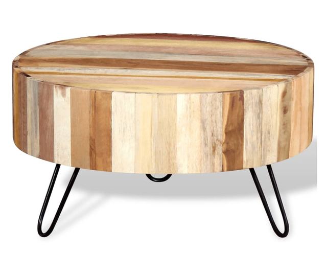 Stolić za kavu, reciklirano masivno drvo