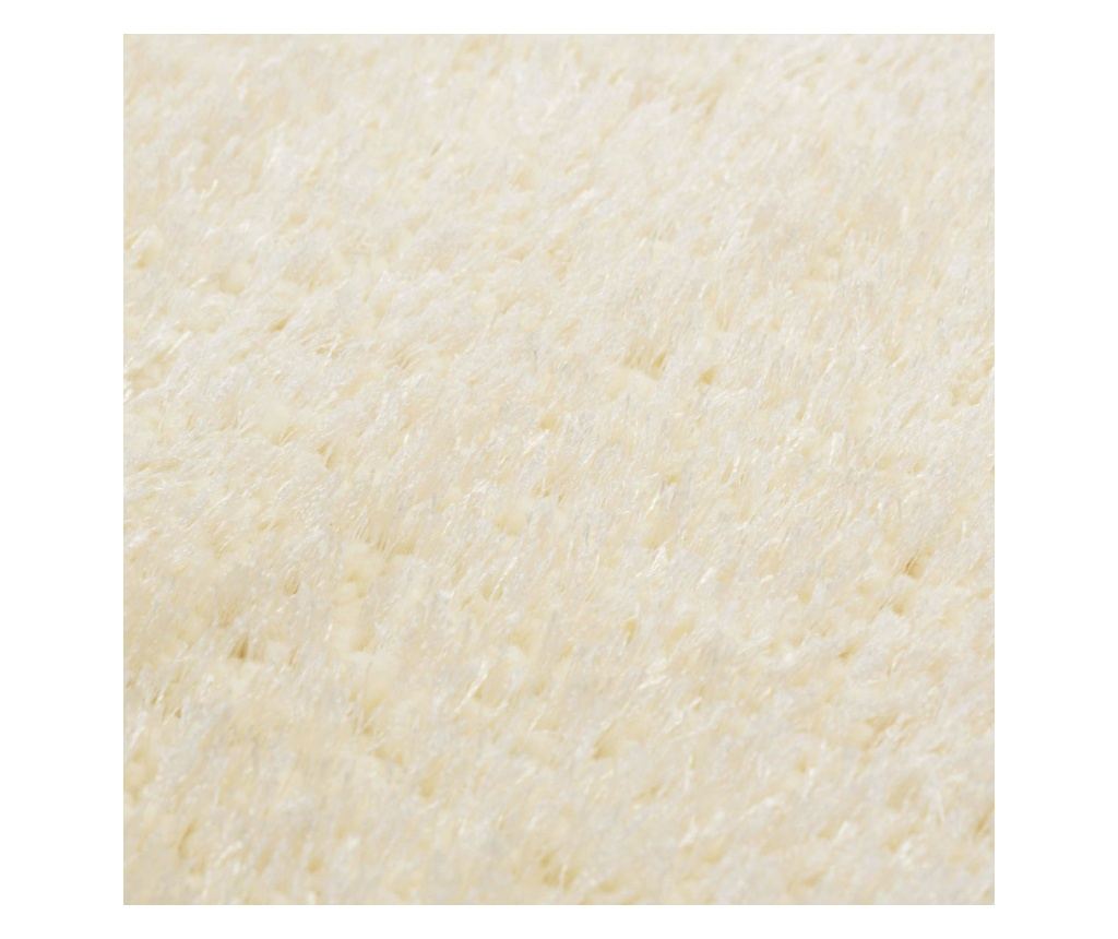 Килим за площ с дълъг косъм Крем 120 x 160 cm Полиетилен - 3