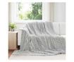 Одеала за хвърляне 6 pcs Сив 270 x 240 см Мека вълна thumbnail 2