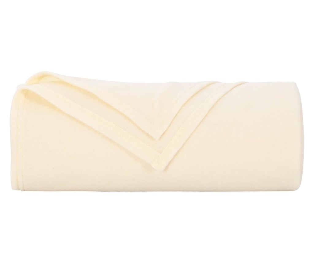 Одеала за хвърляне 6 pcs Крем 350 x 270 см Мека вълна - 5