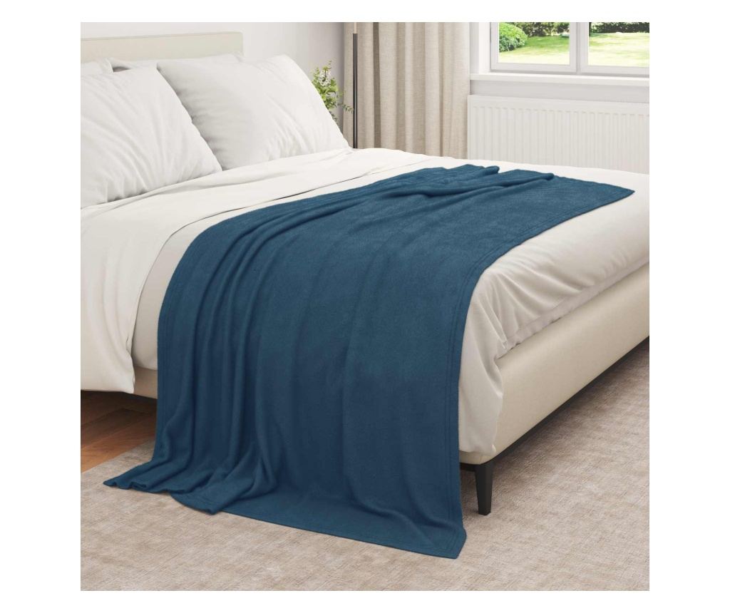 Одеяло Морски син 210 x 140 см Мека вълна - 3