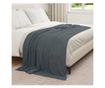 Одеяло Тъмен сив 210 x 140 см Мека вълна thumbnail 3