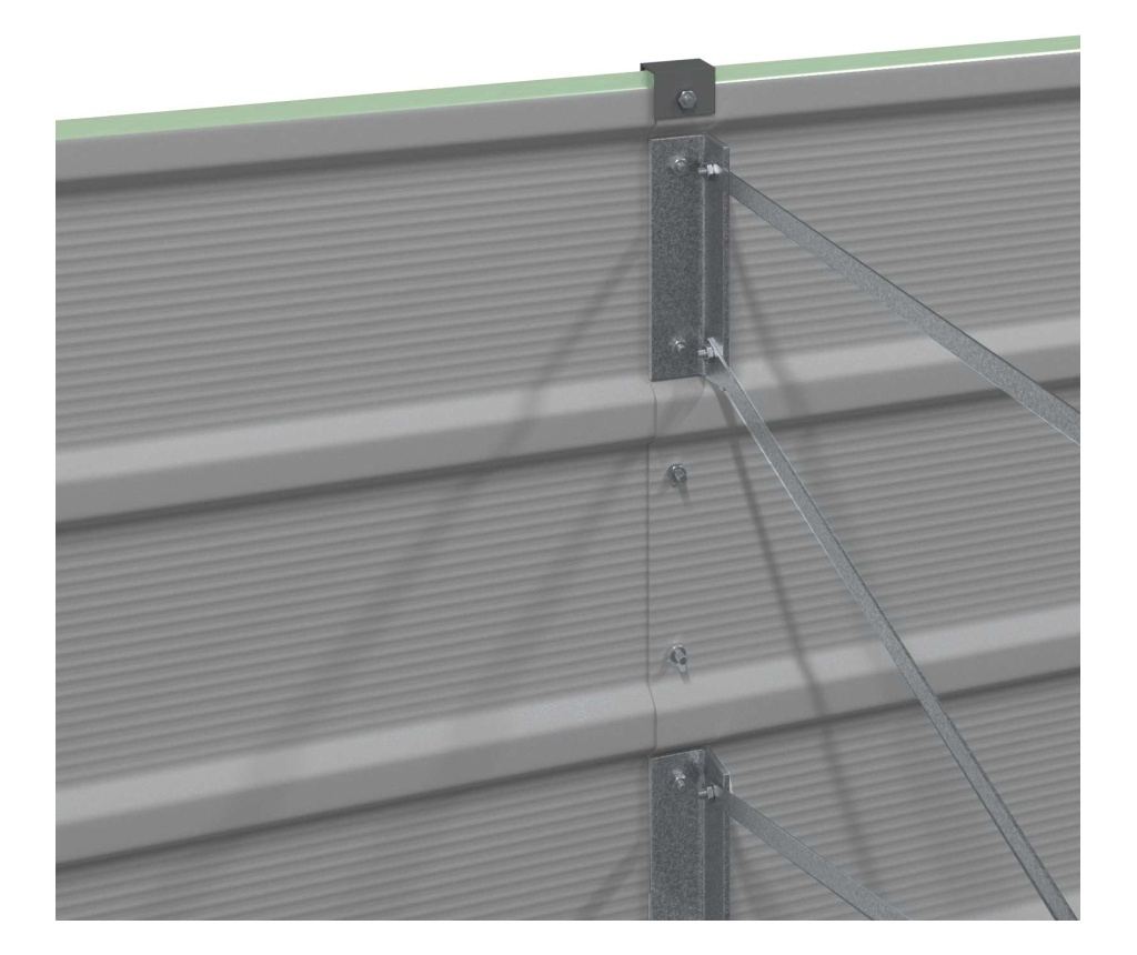 Кашпа Зелен 160 x 80 x 45 cm Стомана - 5