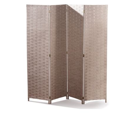 Set od 2 ukrasne pregrade od bambusa i drva 180 x 180 cm