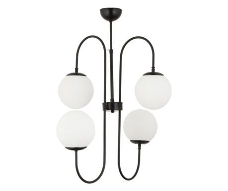 Lustra HubRom, SOSA 3558-04-BL 60x56 cm 4xE27-60W Fekete