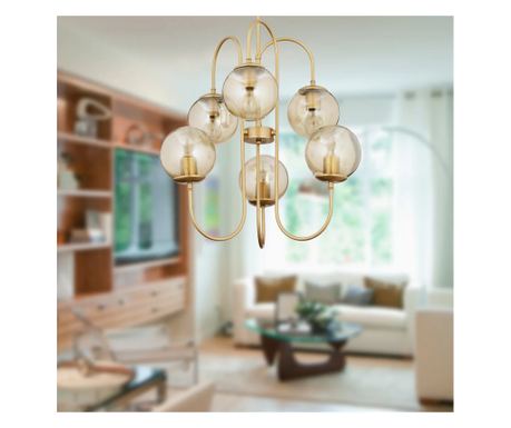 Lustra HubRom, SOSA 3558-06-FR 60x57 cm 6xE27-60W Antik