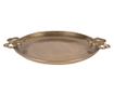 Tava decorativa aluminiu auriu 37x31x3 cm thumbnail 2