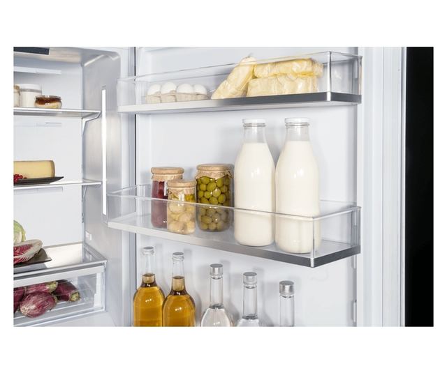 Frigider side by side French Door, Total No Frost, 546 litri, Bertazzoni, colectie Professional, antracit