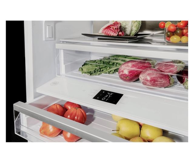 Frigider side by side French Door, Total No Frost, 546 litri, Bertazzoni, colectie Professional, antracit