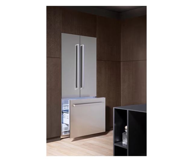 Frigider side by side French Door, Total No Frost, 546 litri, Bertazzoni, colectie Professional, antracit