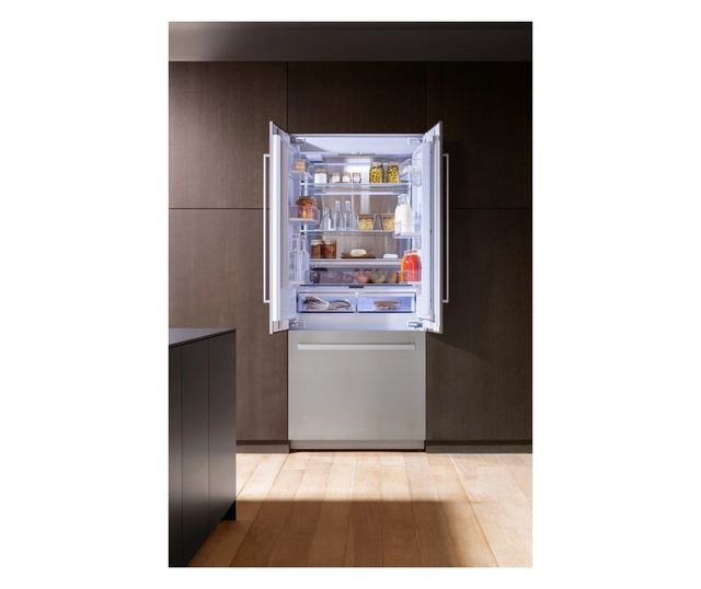 Frigider side by side French Door, Total No Frost, 546 litri, Bertazzoni, colectie Professional, antracit