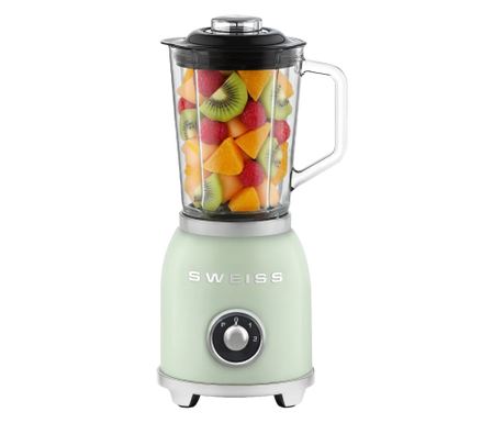 Retro turmix, Svájc, 1,5 liter, pasztellzöld