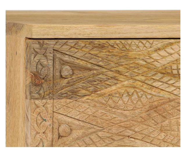 TV komoda, 110x30x40 cm, masivno drvo manga