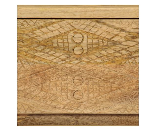 TV komoda, 110x30x40 cm, masivno drvo manga