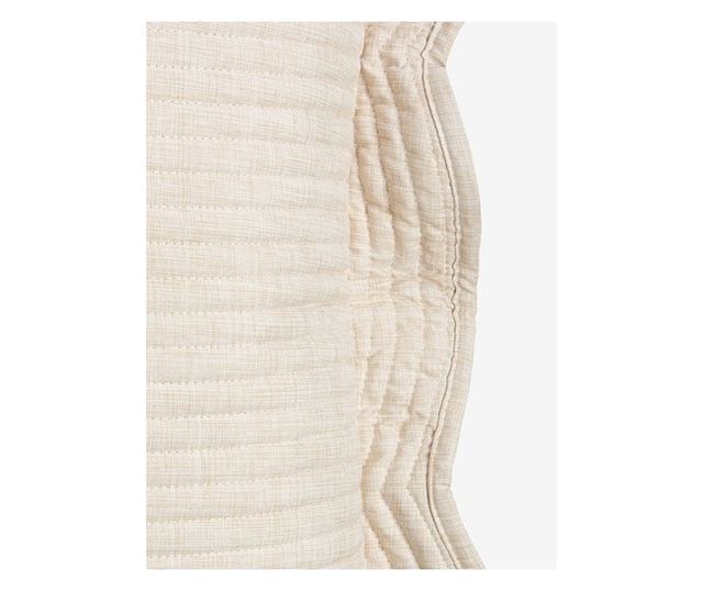 Perna decorativa, pentru spate, moale, 50x70 cm, bej