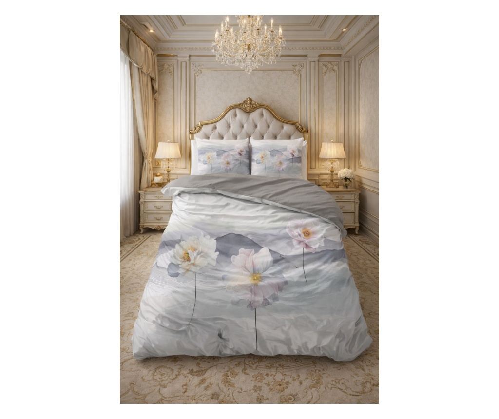 Posteljina Sleeptime Annique Grey, mikrofibra, 200x220 cm - 5