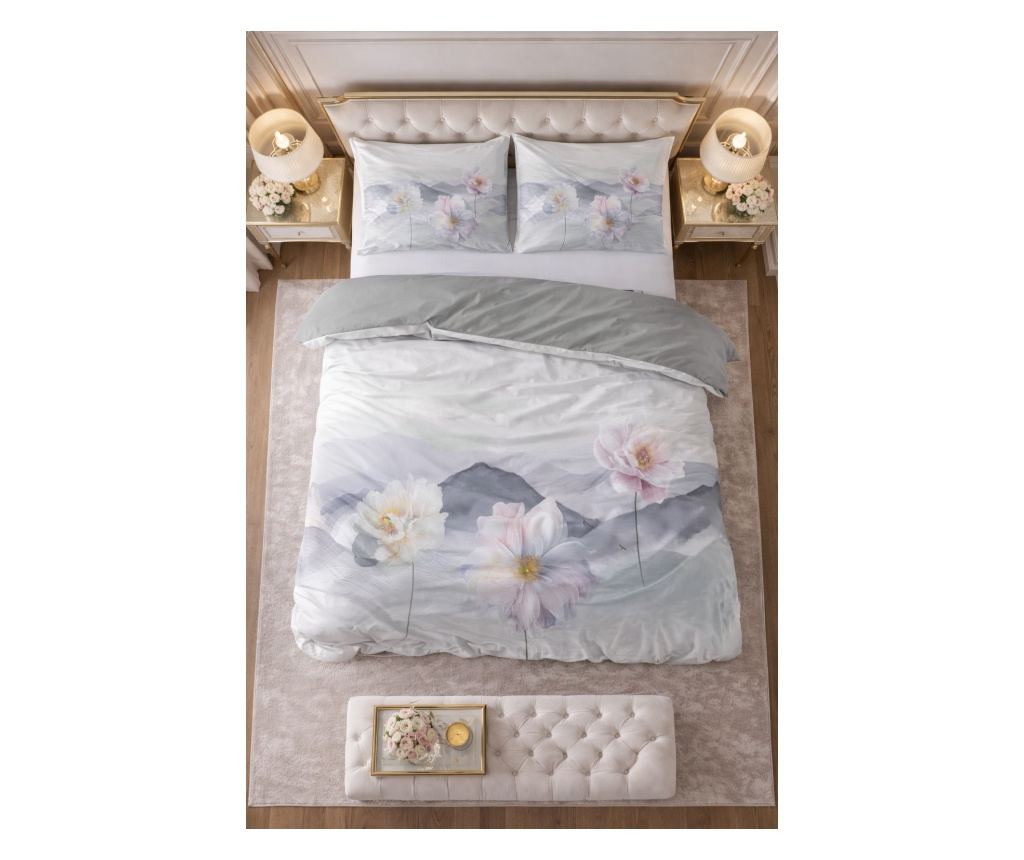 Posteljina Sleeptime Annique Grey, mikrofibra, 200x220 cm - 6