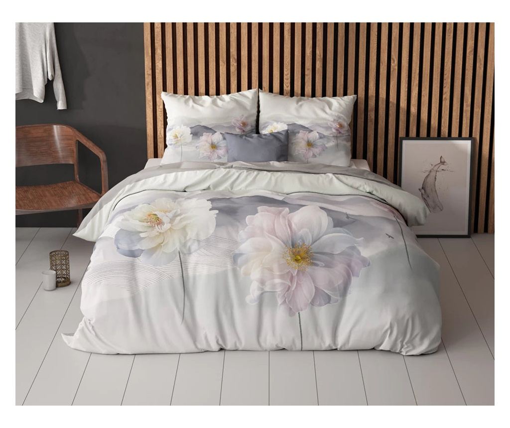 Posteljina Sleeptime Annique Grey, mikrofibra, 200x220 cm - 9