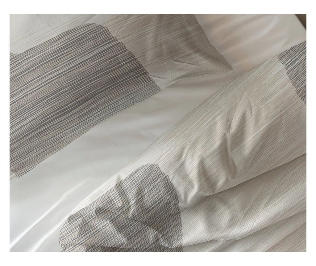 Posteljina Sleeptime, 1x navlaka za poplun 140x200/220, 1x jastučnica 60x70, 100% pamuk, hipoalergena, boja Dune Gray - 11
