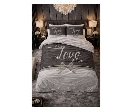 Sleeptime Ágyneműhuzat garnitúra, 1x Paplanhuzat 200x200/220, 2x Párnahuzat 60x70, 100% mikroszálas, hipoallergén, 90 GSM, Es Mo