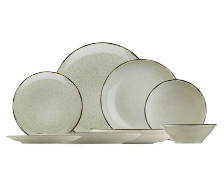 Set posuđa 24 dijela Hermia Concept, 100% porculan, Rustic Sand