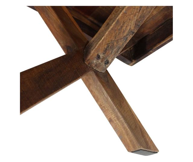 Stolić za kavu, reciklirano masivno drvo, 110 x 60 x 45 cm