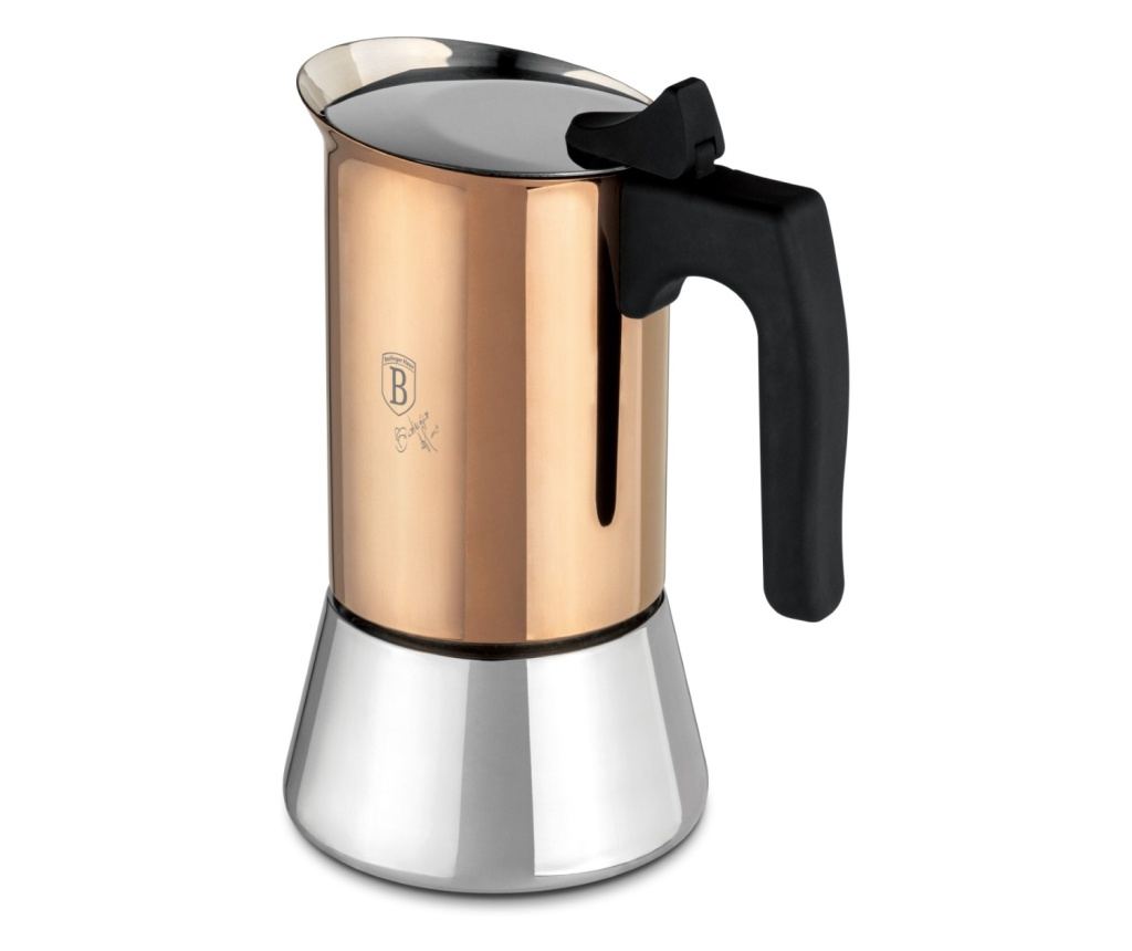 Εσπρεσιέρα ανοξείδωτη 9 φλιτζανιών Metallic Line Rose Gold Editions Berlinger Haus BH 8550 - 7