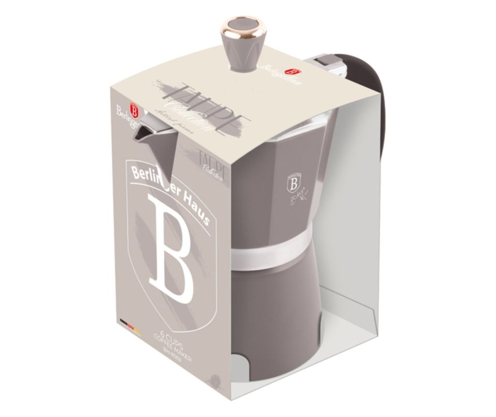 Εκφραστής 9 φλιτζανιών Taupe Berlinger Haus BH 8570, γκρι, 450 ml - 2