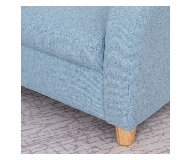 Gyermekfotel textil anyagból, max. 65 kg, 49x45x44cm, kék