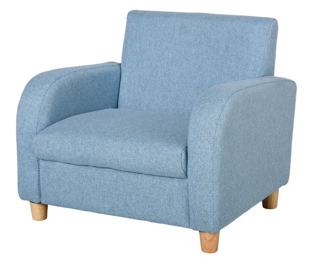 Gyermekfotel textil anyagból, max. 65 kg, 49x45x44cm, kék