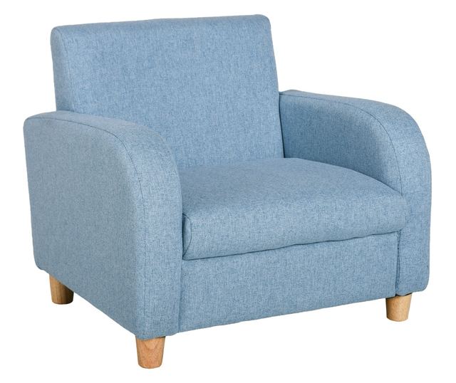 Gyermekfotel textil anyagból, max. 65 kg, 49x45x44cm, kék