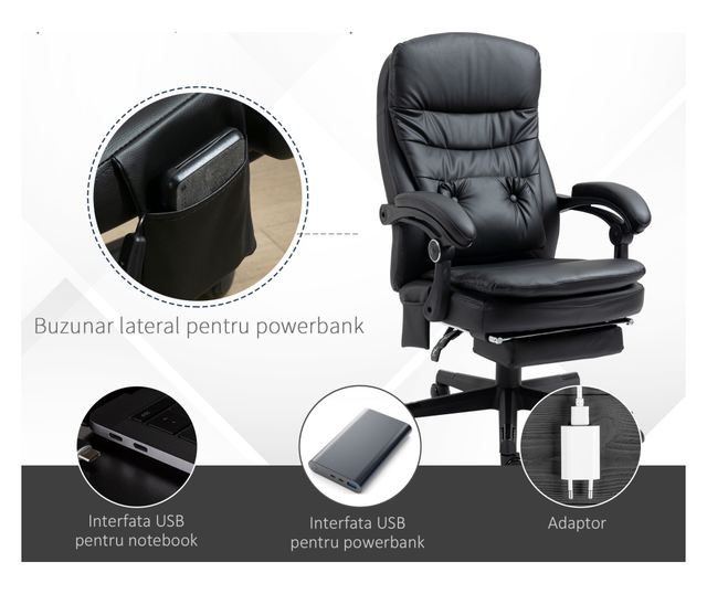 USB masszázsfotel – Vezetői, vibrációs és ergonomikus kialakítású