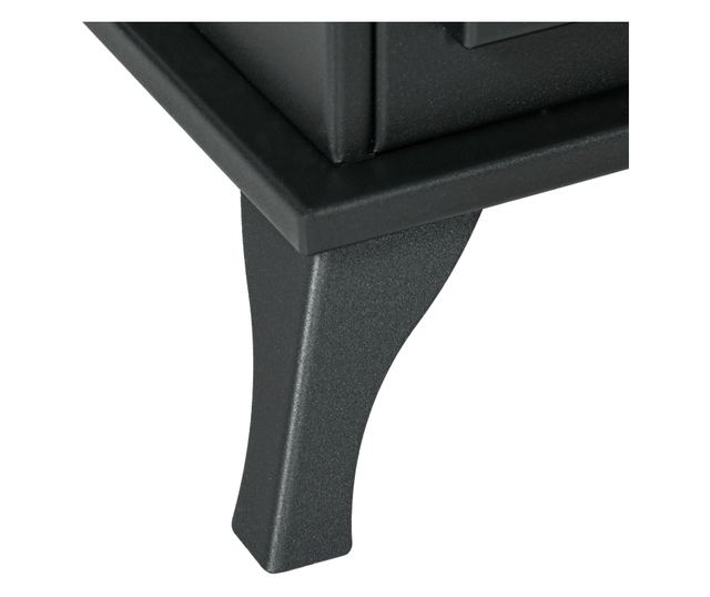 Bioetanol kandalló, bio kandalló 1,2L égővel 3 óra égési idővel, 45x28x54 cm, fekete