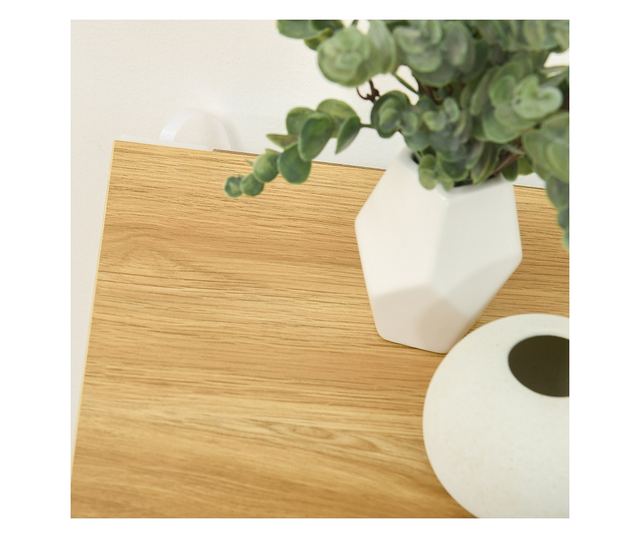 Slim szekrény 18 cipőhöz, 3 fiók 2 állítható polccal, fehér