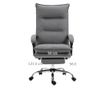 Irodai szék masszázzsal és fűtéssel, állítható magasságú, dönthető háttámla, 66x74x121,5cm, szürke