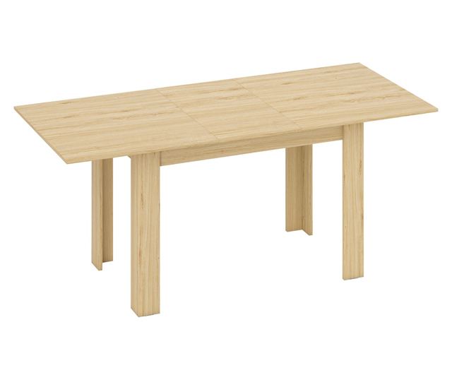 Nyitható Asztal, 140-180 cm, Natúr Fa Hatású, 6-8 Személyes