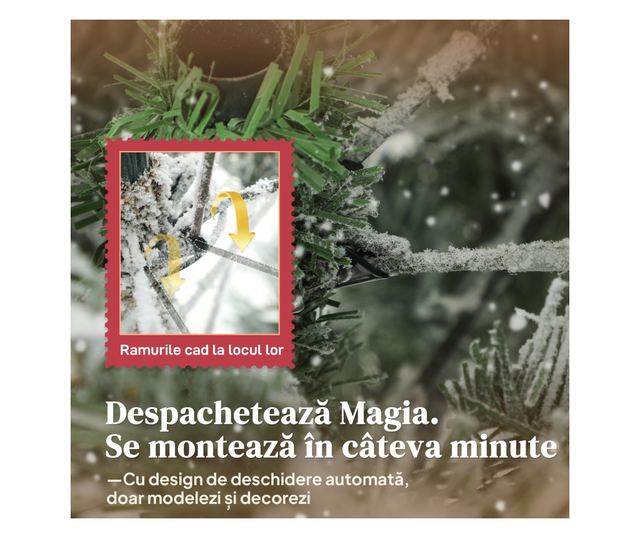 Havas Karácsonyfa 150 cm Összecsukható Fém Talppal