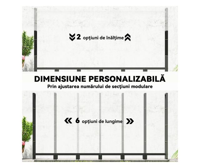 Fém Rönktároló Vízhatlan Huzattal, 0,8 m³ Kapacitás 235x31x116