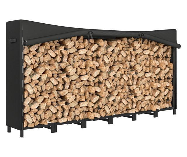 Fém Rönktároló Vízhatlan Huzattal, 0,8 m³ Kapacitás 235x31x116