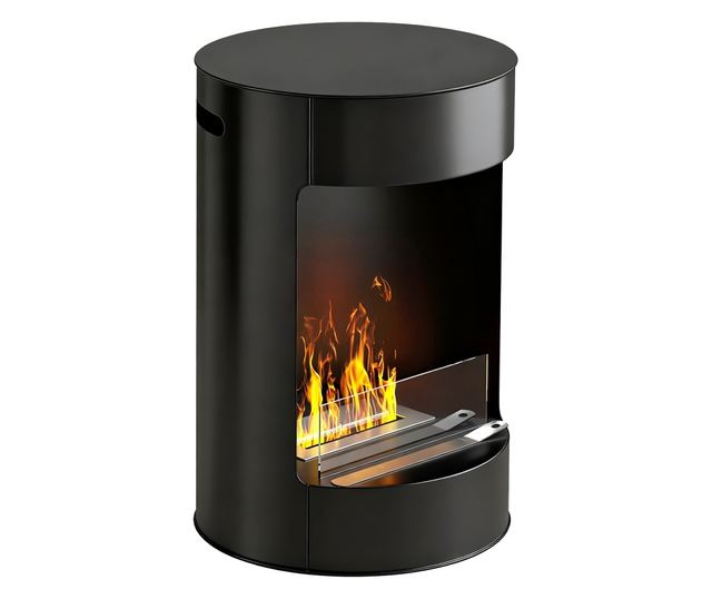 Bioetanol kandalló, 64 cm-es szabadon álló etanol kályha, 3 órás égési idő