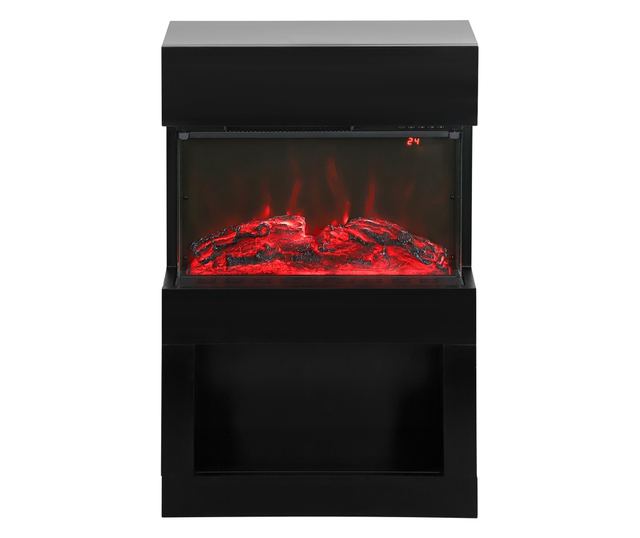 Elektromos kandalló színes lánghatással, 1000W/2000W és távirányítóval