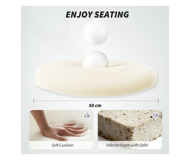 Ergonomikus irodai szék állítható karfákkal és fejtámlával, szürke