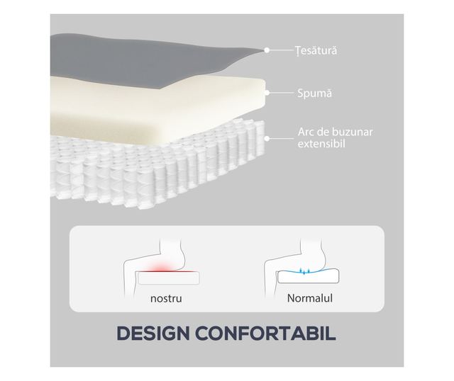 Manuálisan Dönthető Fotel Lábzsámollyal, Műbőr Szövettel és Forgatható Talppal, Szürke