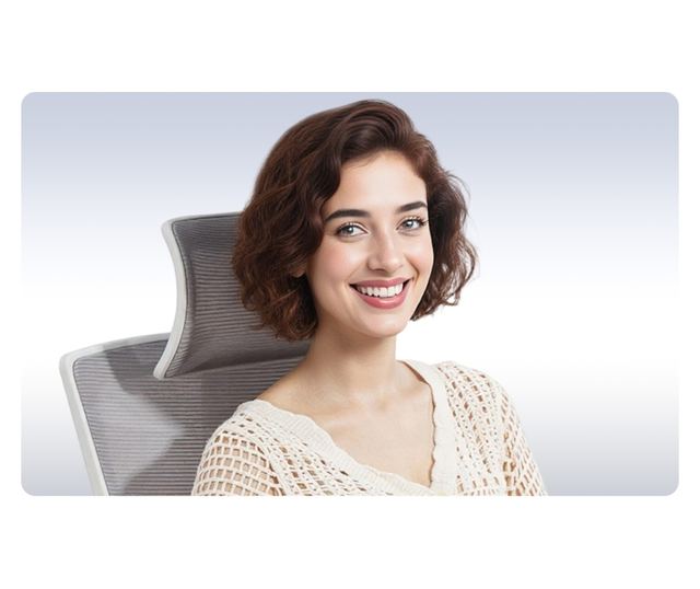 Ergonomikus és légáteresztő irodai szék 4D dinamikus deréktámasszal, 64,5x62,5x112-122 cm, többszínű