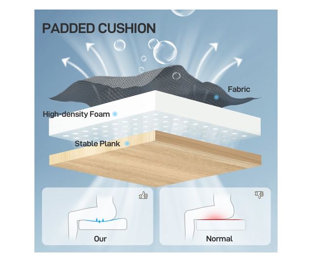 Ergonomikus és légáteresztő irodai szék 4D dinamikus deréktámasszal, 64,5x62,5x112-122 cm, többszínű