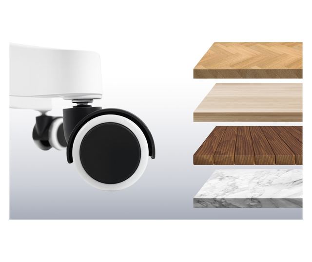 Ergonomikus és légáteresztő irodai szék 4D dinamikus deréktámasszal, 64,5x62,5x112-122 cm, többszínű