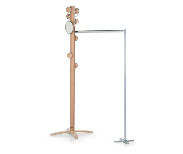 Bővíthető ruhaállvány, Foppapedretti, ESPANSIVA LUX, Natúr fa