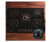 Cecotec Bolero Squad G beépíthető gázfőzőlap, 5 égős, 3.5 kW WOK égő, 75 cm, fekete