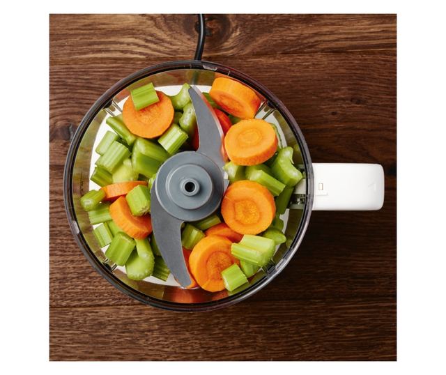 Solis elektromos multifunkcionális aprító, Multi Chopper, 1 liter/150 ml űrtartalom, 2 edény, 2 pengés feltét, durva aprítás/dar